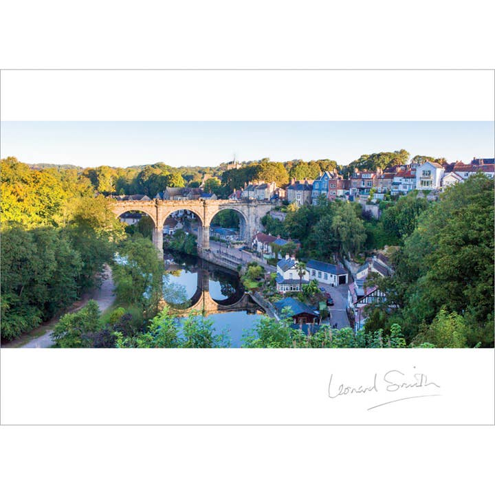 Blank Card - Knaresborough Scene for wholesale by Leonard Smith