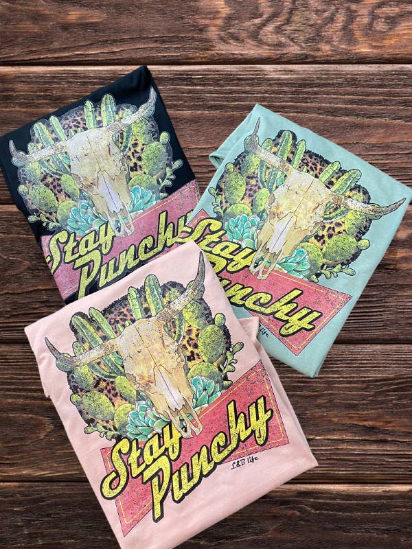 CHEMISES BC STAY PUNCHY, T-SHIRTS, T-SHIRTS, T-SHIRTS ILLUSTRÉS pour la vente par L&B Life