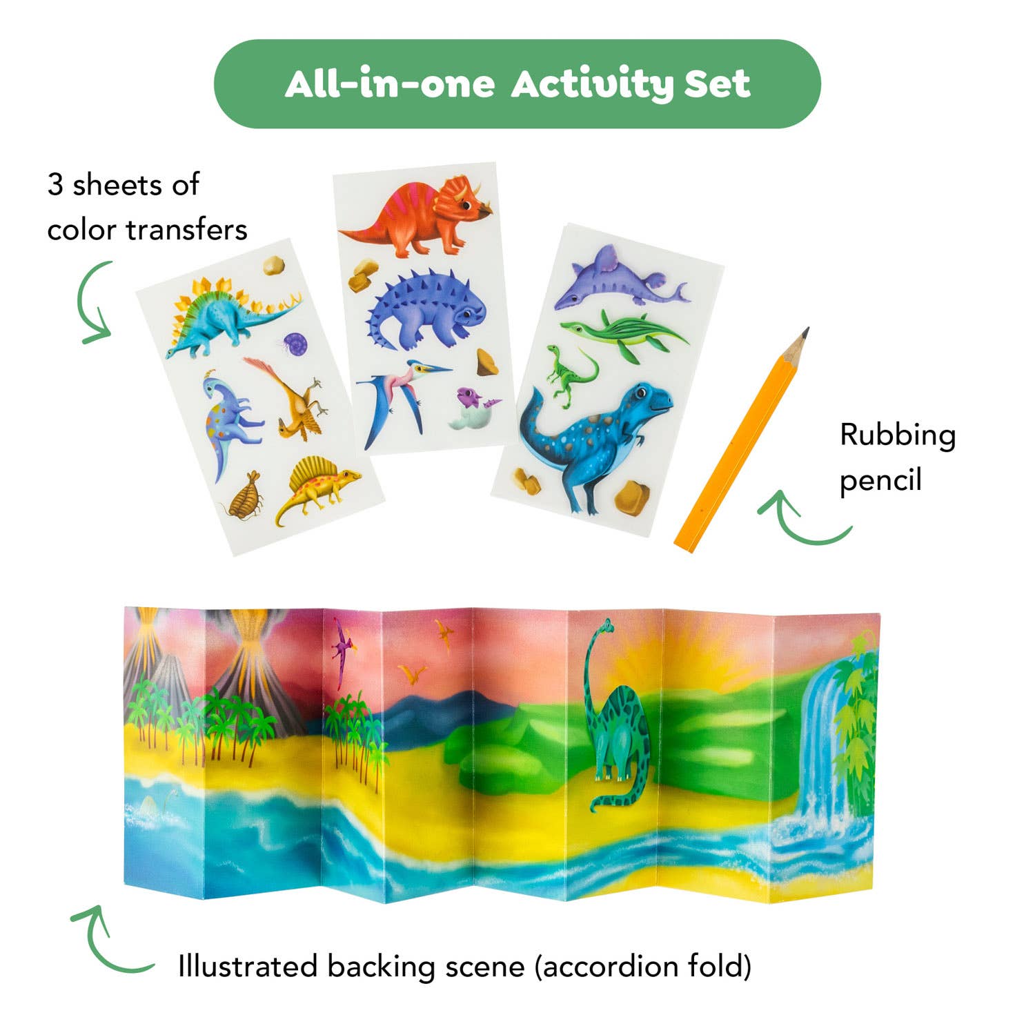 Tiger Tribe - Wholesale Toy Set - Kids - Mini Transfer Magic - Dinosaurs1