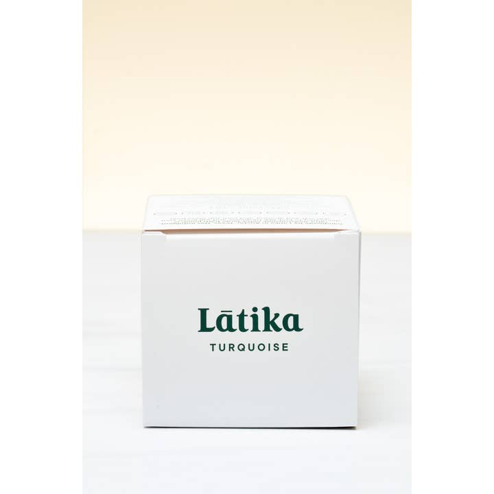 Latika Beauty - Wholesale Bath Bomb/Fizz - Crystal bath bomb 🌸 Wellness gift - Turquoise, Blue + Gold