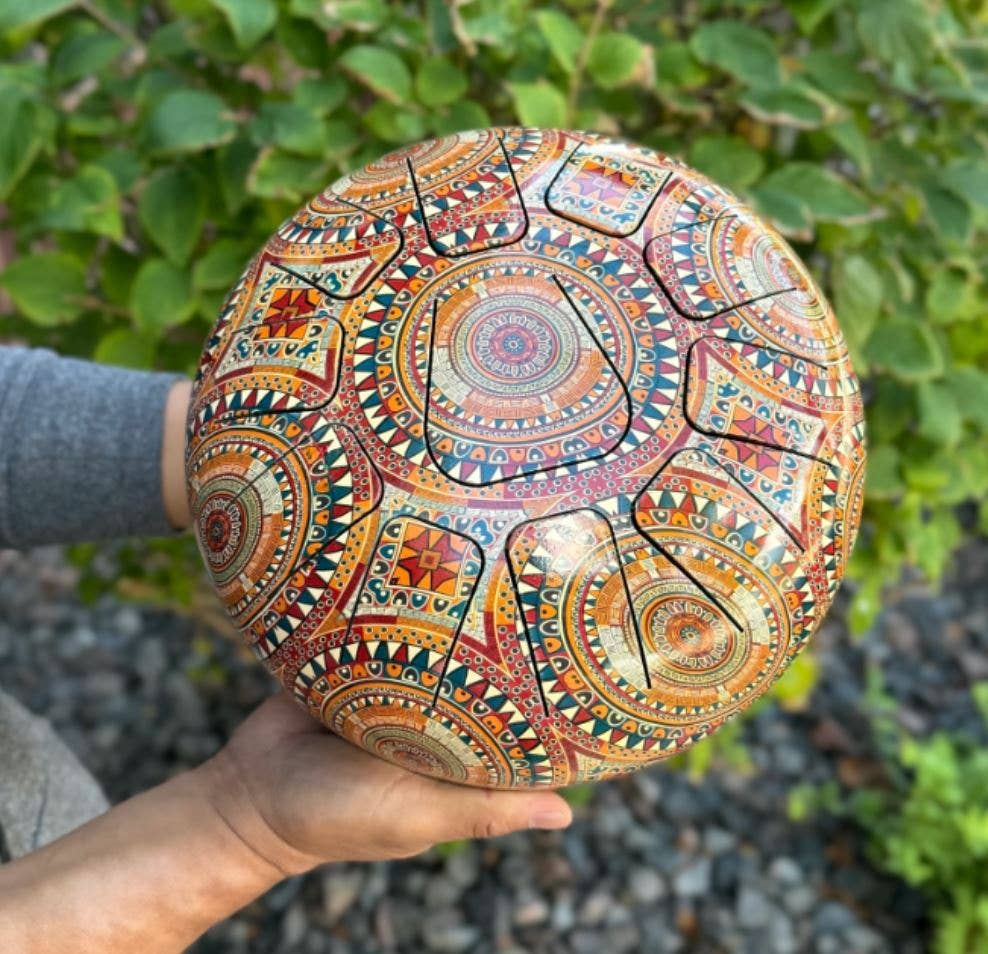 Lungta Imports - Vendita all'ingrosso Strumenti musicali - Tamburo Steel Tongue handpan musicale con borsa per trasporto7