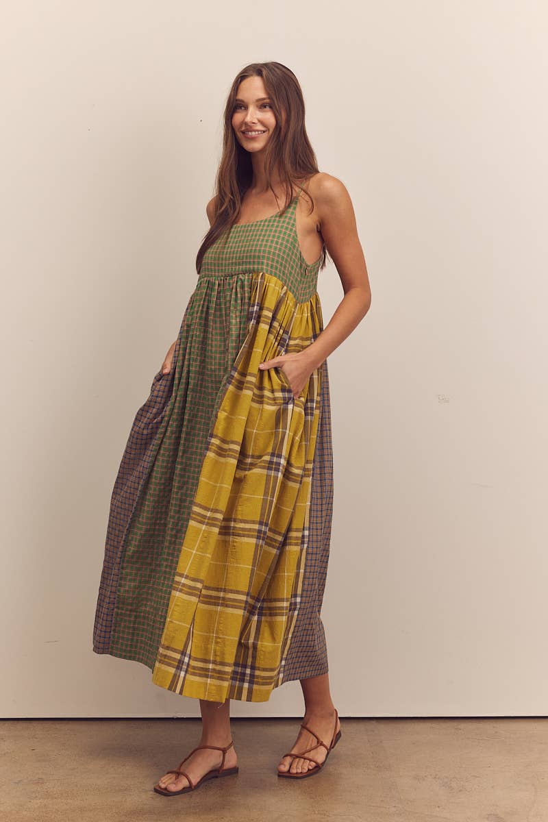 Multi Colored Contrast cami dress for wholesale on Faire7