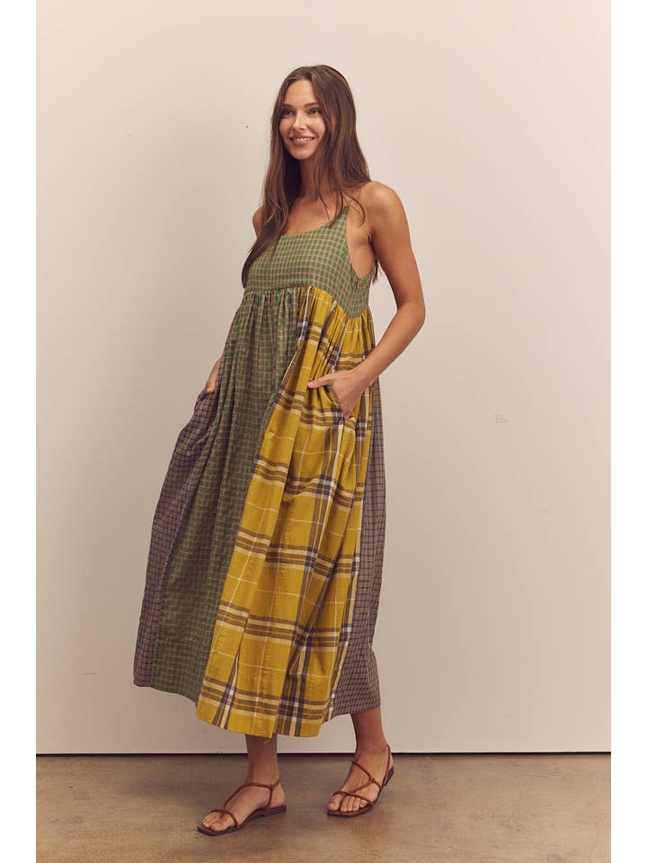 Multi Colored Contrast cami dress for wholesale on Faire7