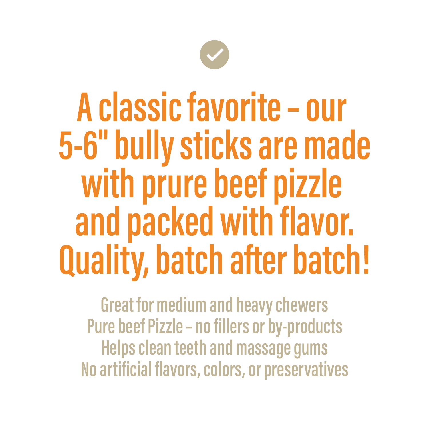 Chewer’s Joy – wholesale Godis - Hund – Tuggpinnar för hundar – 5-6" (8oz)2