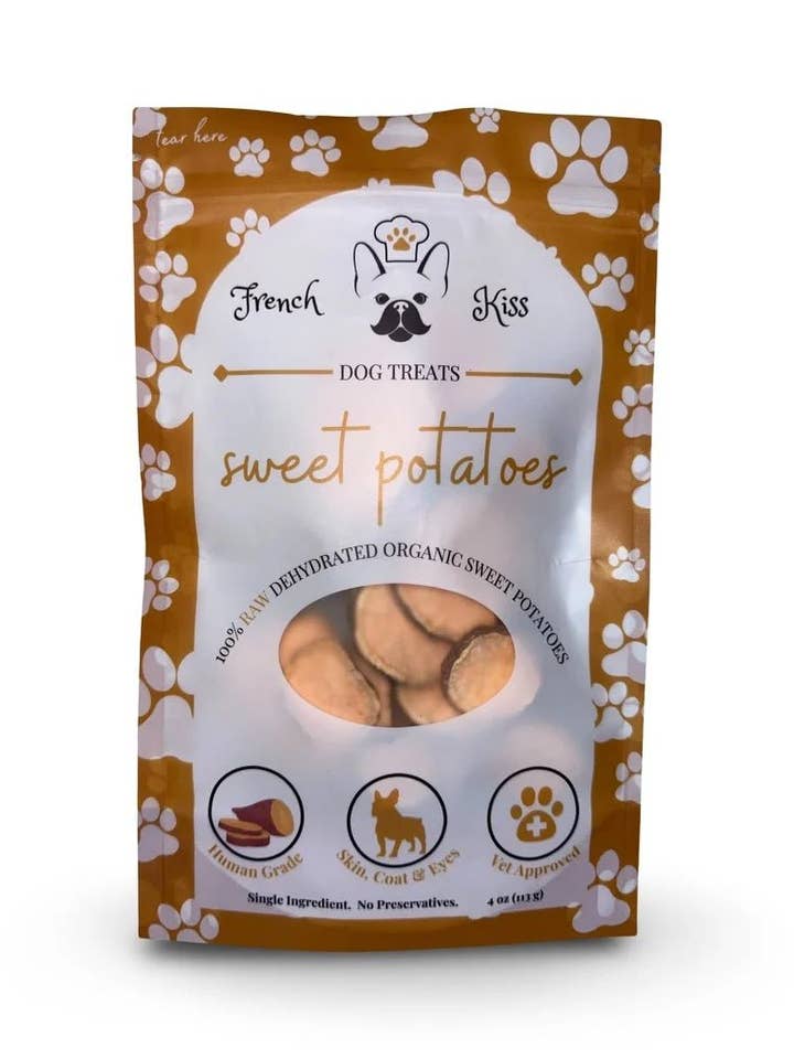 Patates douces déshydratées pour la vente par French Kiss Pets