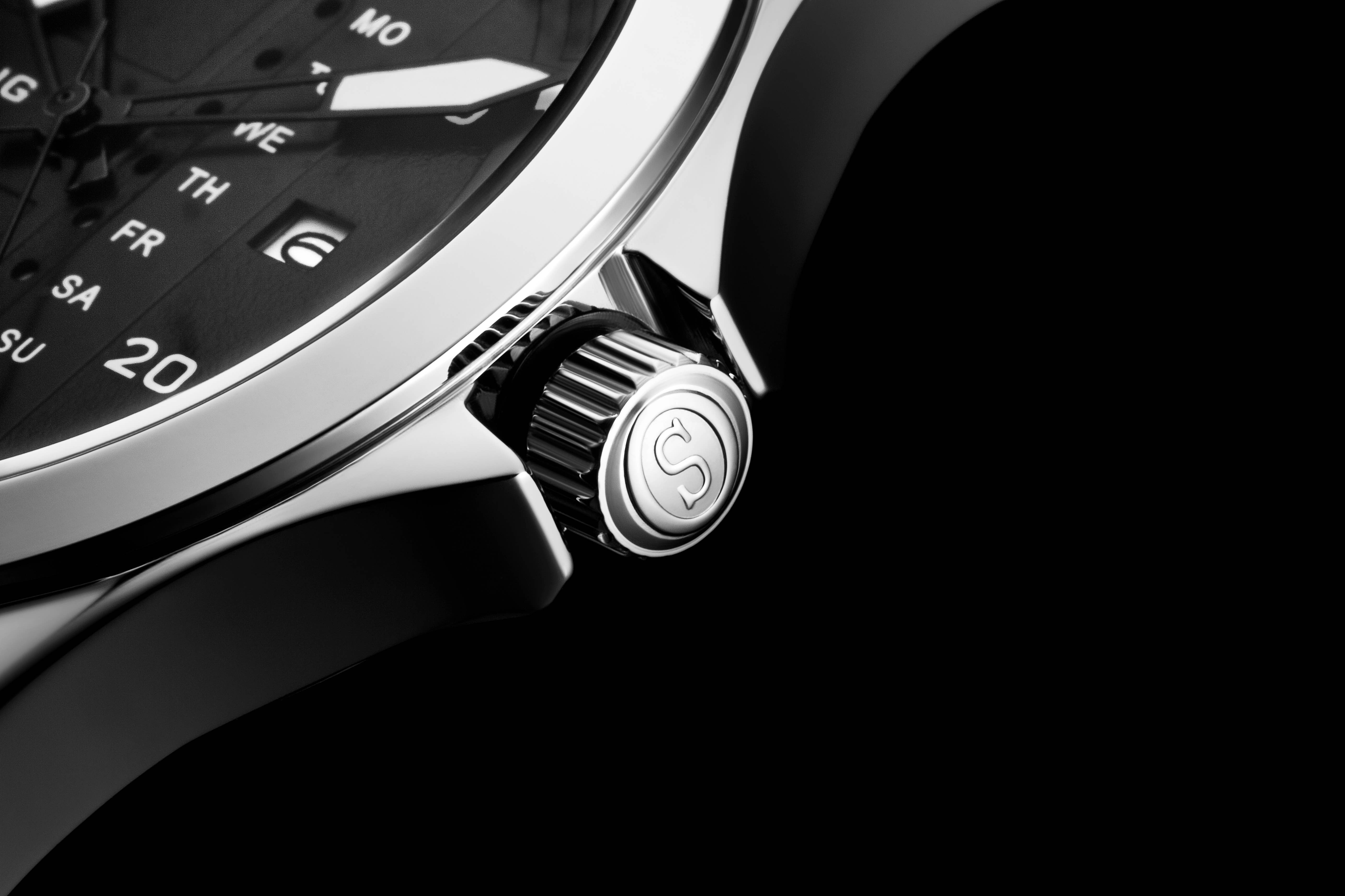 Stuhrling - Wholesale Wrist Watch - Men's - Aeronaut Japanese Quartz 43mm Aviator - Light Brown Strap2