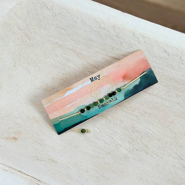 Picki Nicki - Vendita all'ingrosso Parure di gioielli - Braccialetto Birthstone, set di pietre preziose su carte23