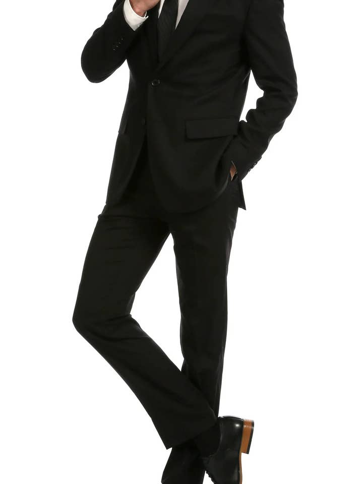 Ferrecci - Wholesale Suit Set - Men's - Ferrecci - Mason Premium Wool 2pc Slim Fit Suit Set4