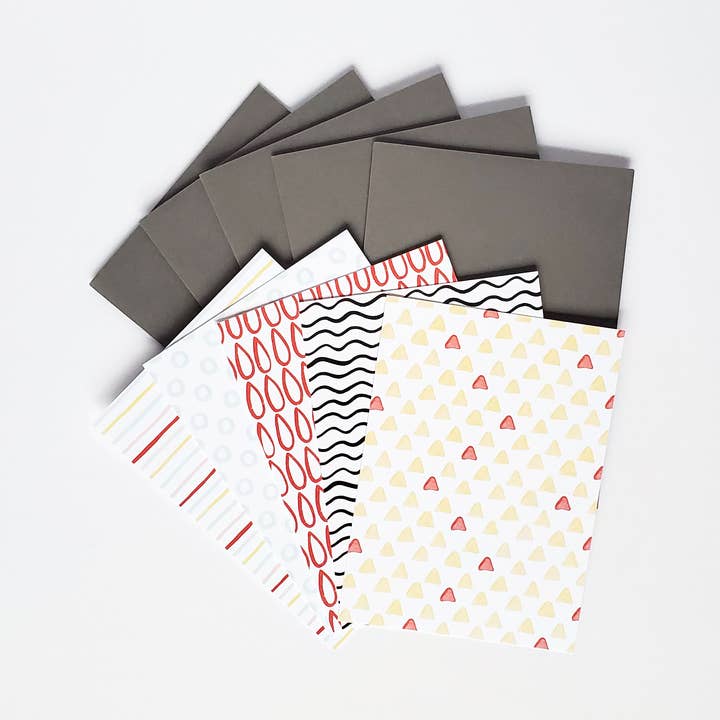 Lucky Dog Design Co. - Wholesale Stationery/Notecard Set - On Repeat Mini Card Set (Set of 10)0