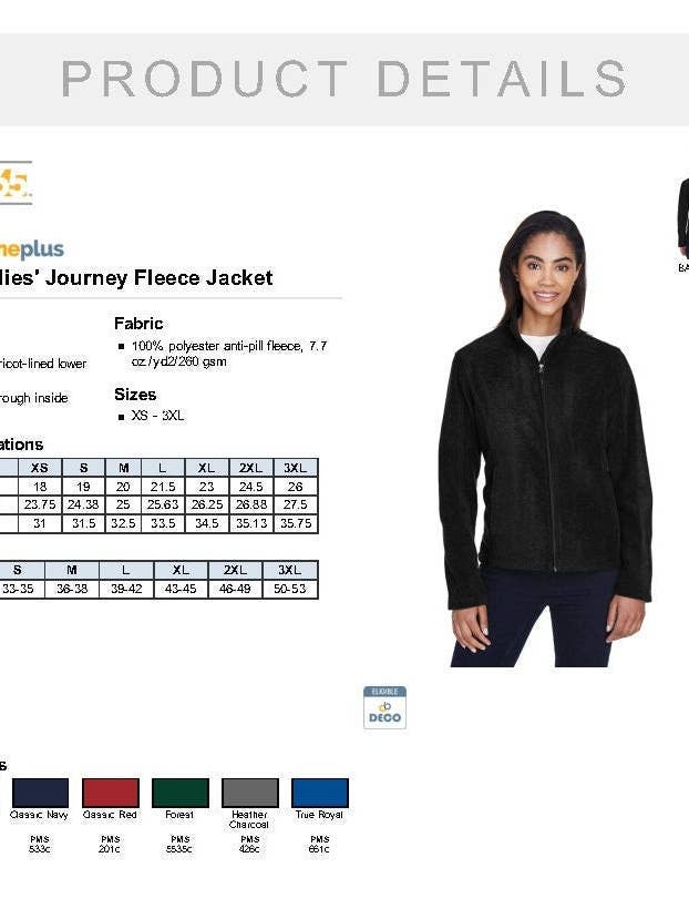PLom 614 Designs & Apparel - Wholesale Jacket – Women's - Nurse Personalized Full Zip Fleece Jacket, Monogrammed Full Unisex Size Jacket, Nurse Gift, Gift for Her, Pick your Logo, Plom 614 Designs7