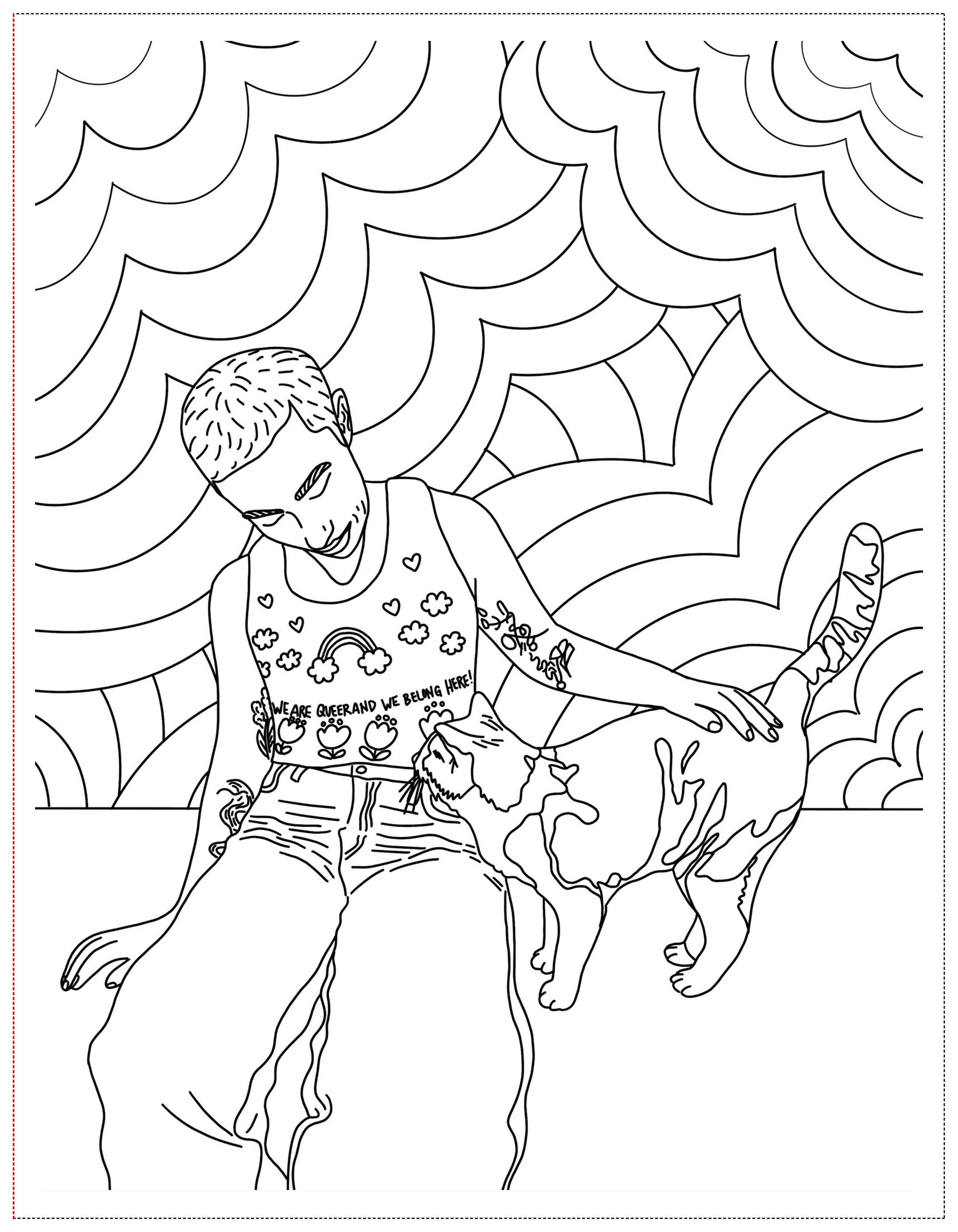 SoftBoysClub - Wholesale Coloring & Activity Book - Adult - Soft Boys, Trans-Masculine Coloring Book (Digital Download)8