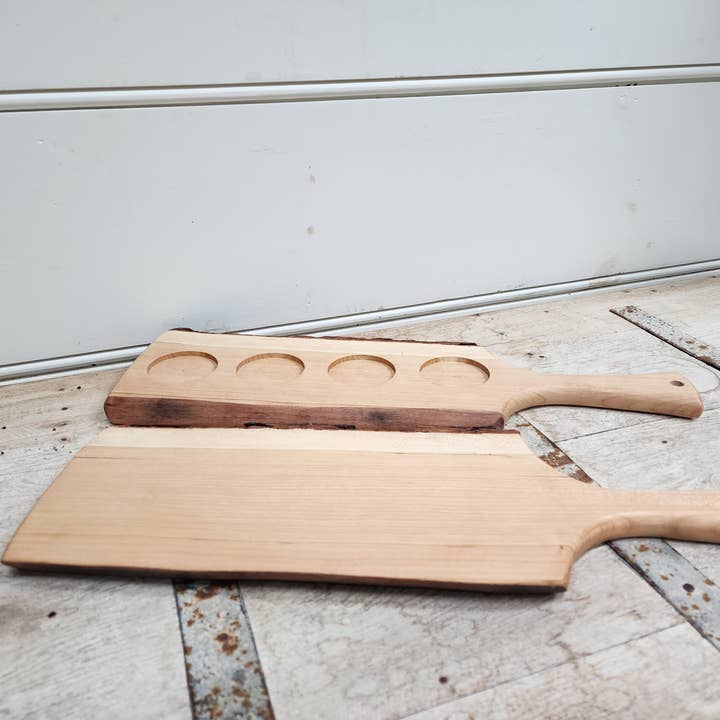 Petermans Boards and Bowls Inc. - Wholesale Cheese Board - 18" beer flight boards / charcuterie boards14