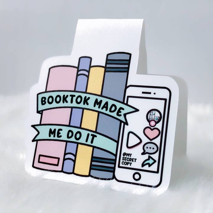 Booktok Made Me Do It Bookmark for wholesale by My Secret Copy