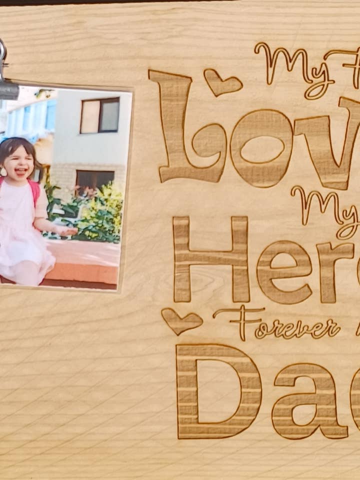 Dad Hero Photo frame for wholesale by Thoughtful Creations