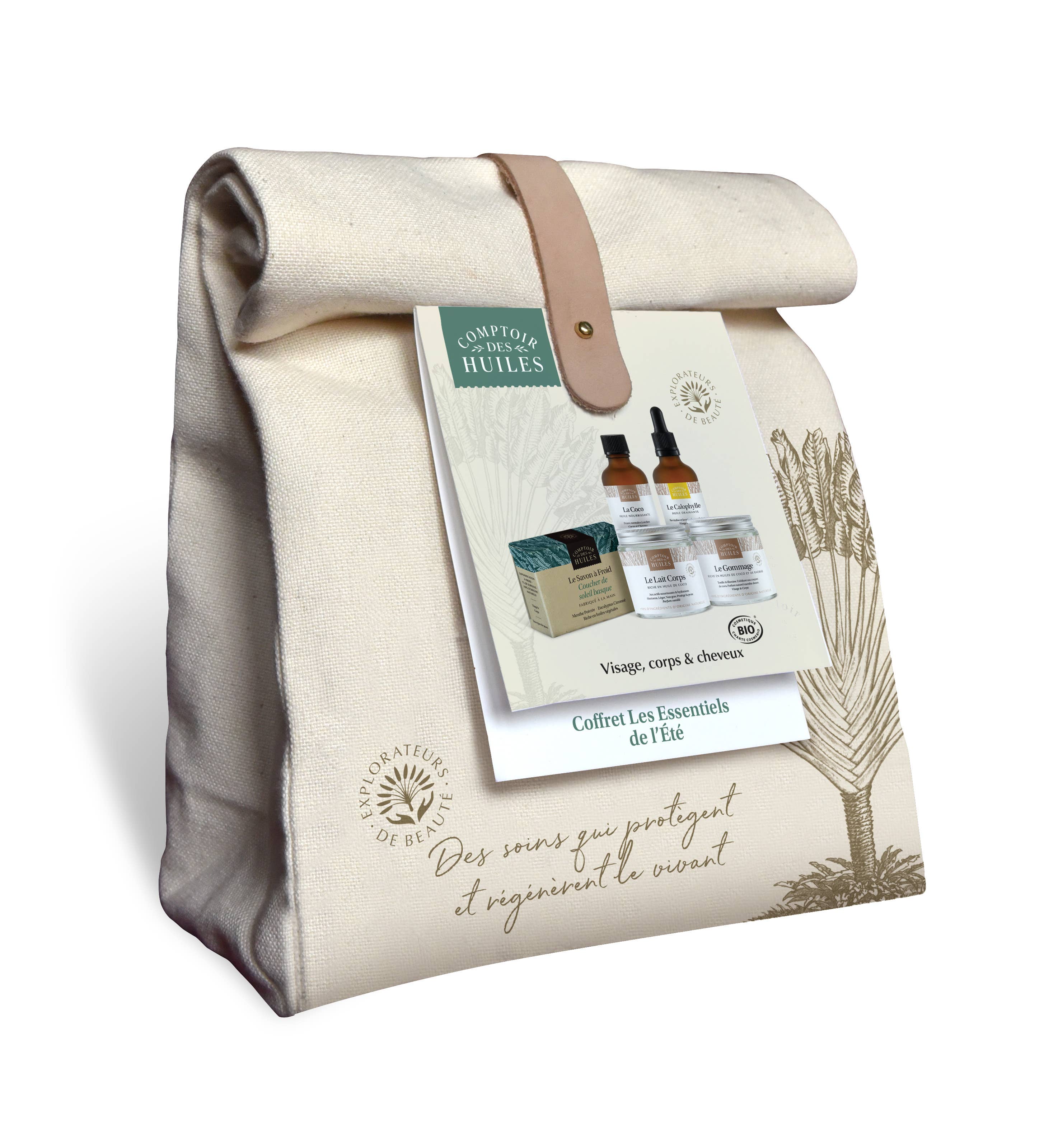 COMPTOIR DES HUILES - Wholesale Bath & Body Set - Gift Box Organic : Summer Essentials