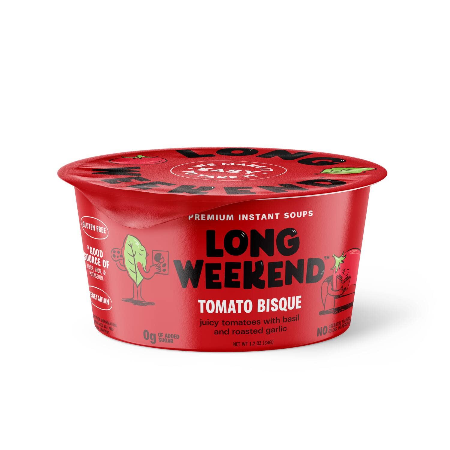 Long Weekend - Wholesale Soup - Long Weekend Premium Freeze-Dried Instant Soup-Tomato Bisque0