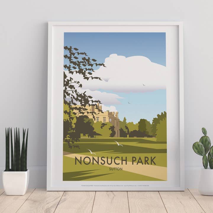 Nonsuch Park By Artist Dave Thompson - Premium Art Print for wholesale by Star Editions