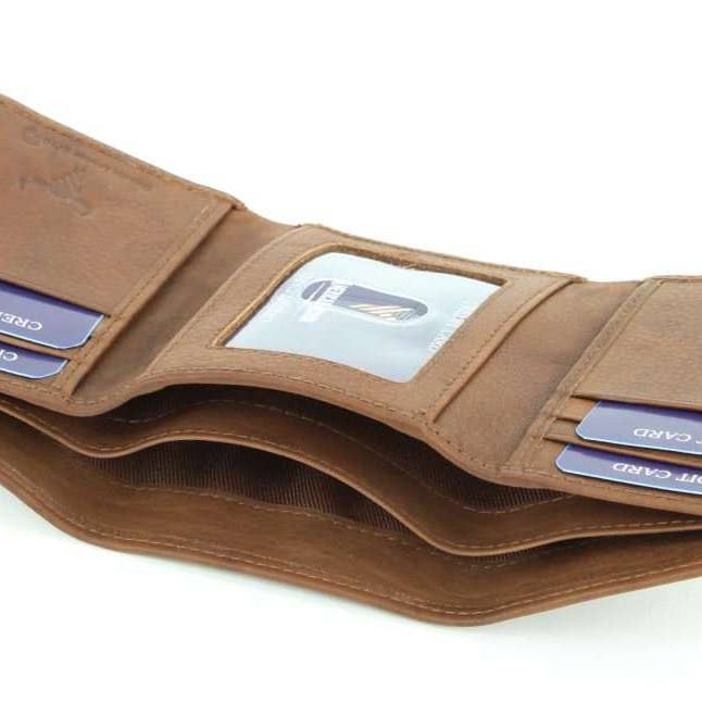 Leather Impressions Inc - Wholesale Wallet - Men's - American Bison Tall Trifold Wallet29