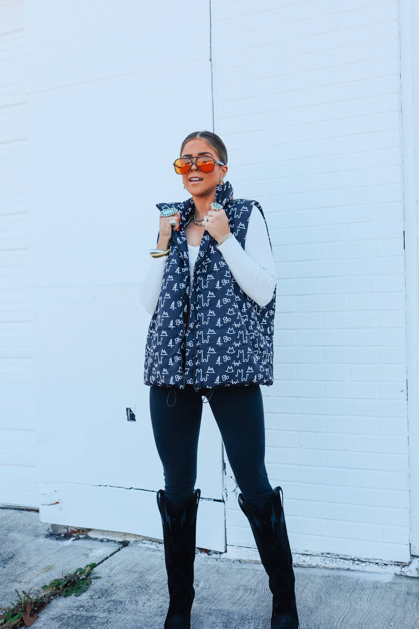 The Front Porch Label - Wholesale Outerwear Vest - Women's - Black Brand Vest2