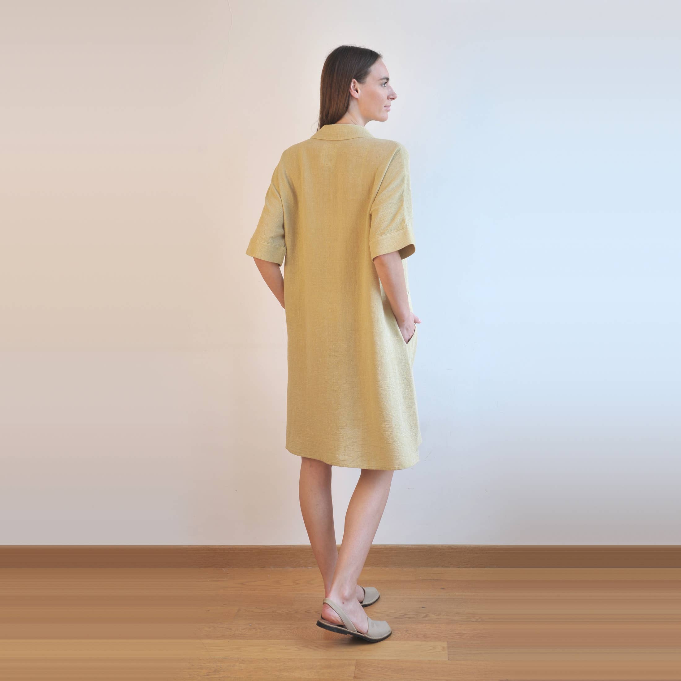 loom.ist – Vestido - Mulher por atacado – Vestido Camisa Mini Sile12