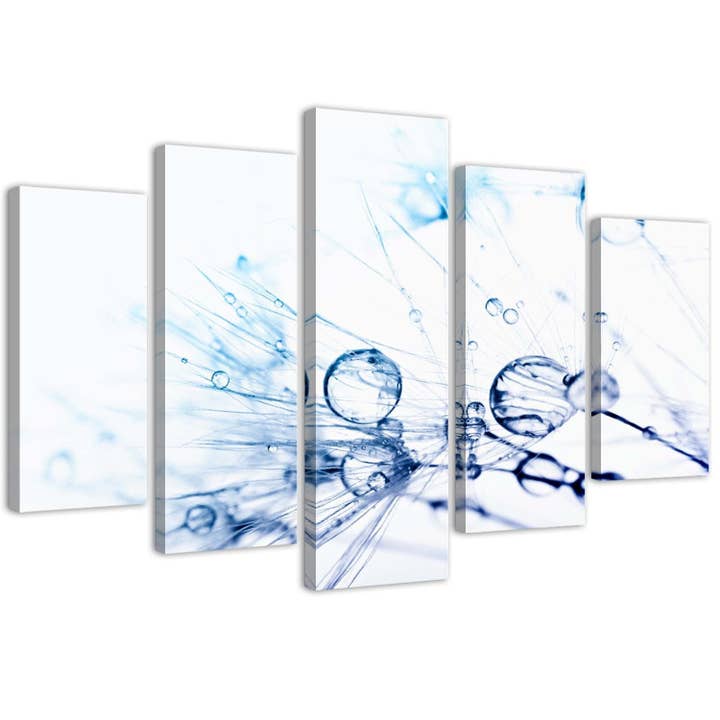 lærred, dråber vand på en hårtørrer for engroshandel hos Motivartdesign