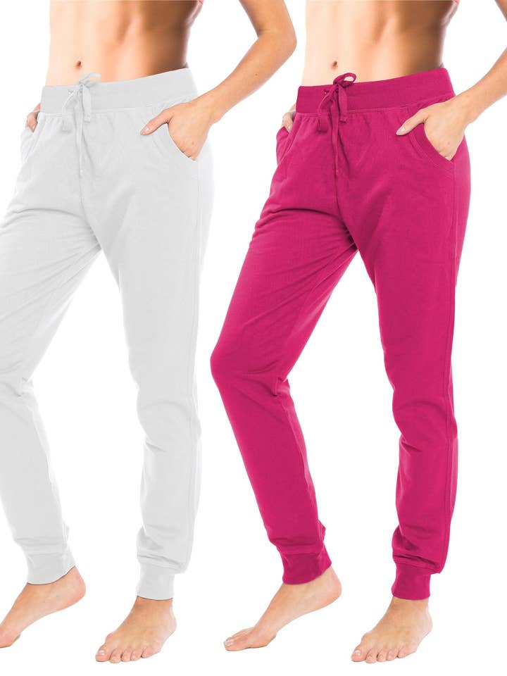 I-Wear Brands – Engroshandel Loungesweatpants/jogginbukser – til kvinder – Kvinders franske terry jogger sweatpants25