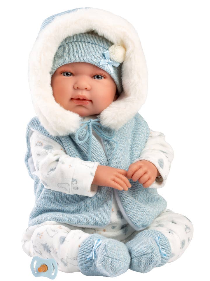 17.3" Articulated Newborn Doll Brandon for wholesale by Llorens