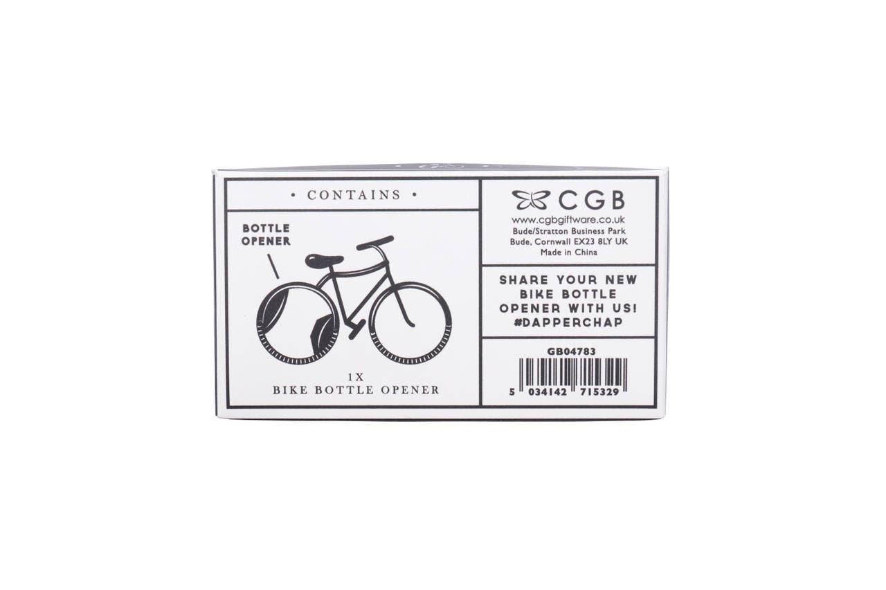 CGB Giftware - Vendita all'ingrosso Apribottiglie - Apribottiglie Dapper Chap On Your Bike2
