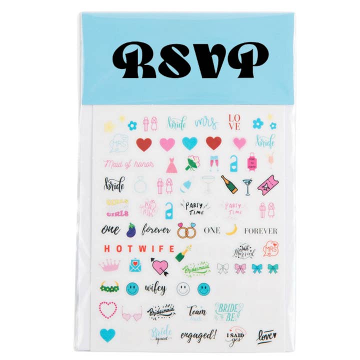 Set adesivi per unghie Someone Getting Married per la vendita all'ingrosso da parte di RSVP NAIL