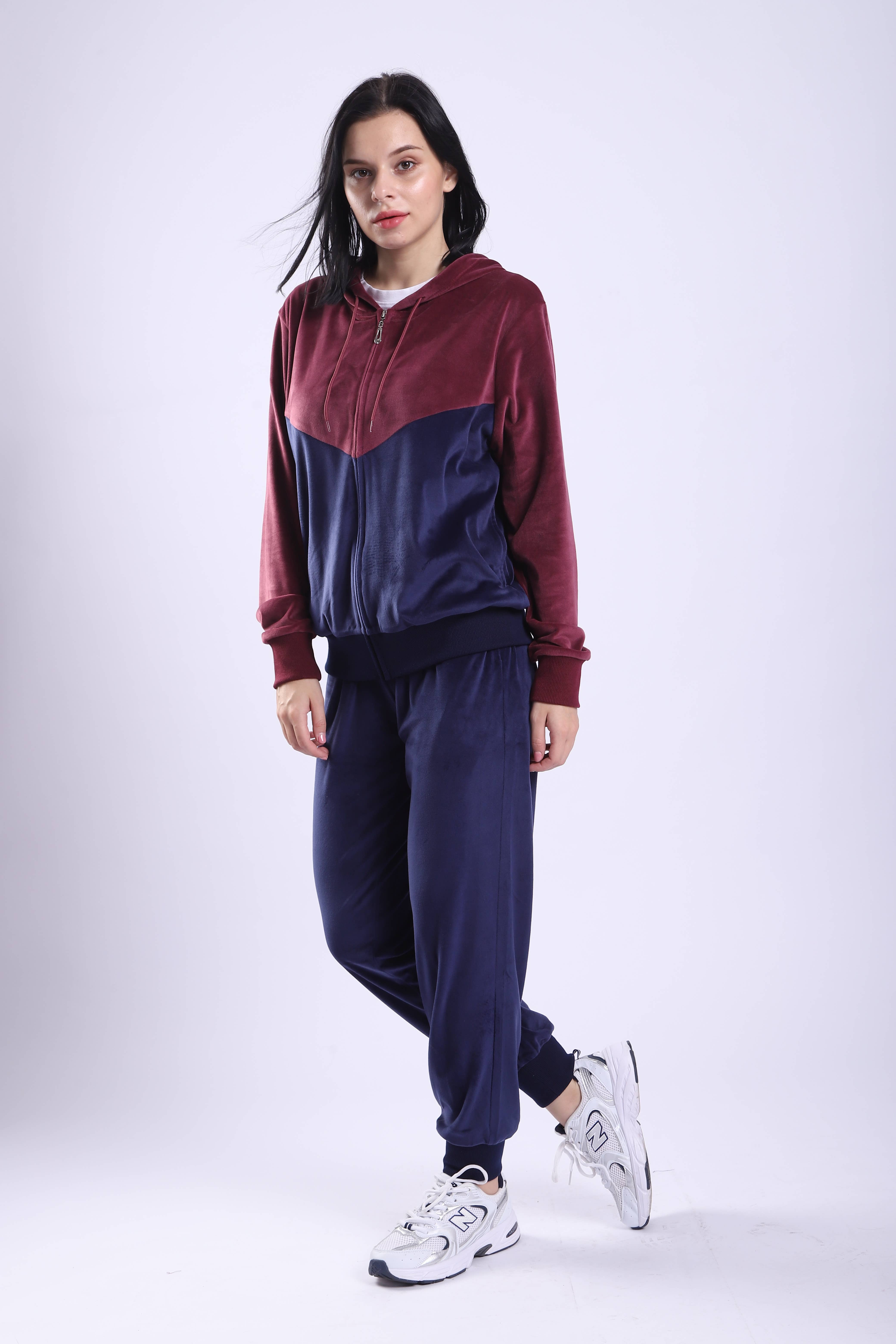 LeeHanTon - Wholesale Lounge Set - Women's - LeeHanTon Ladies 2PC Casual Velvet Set2