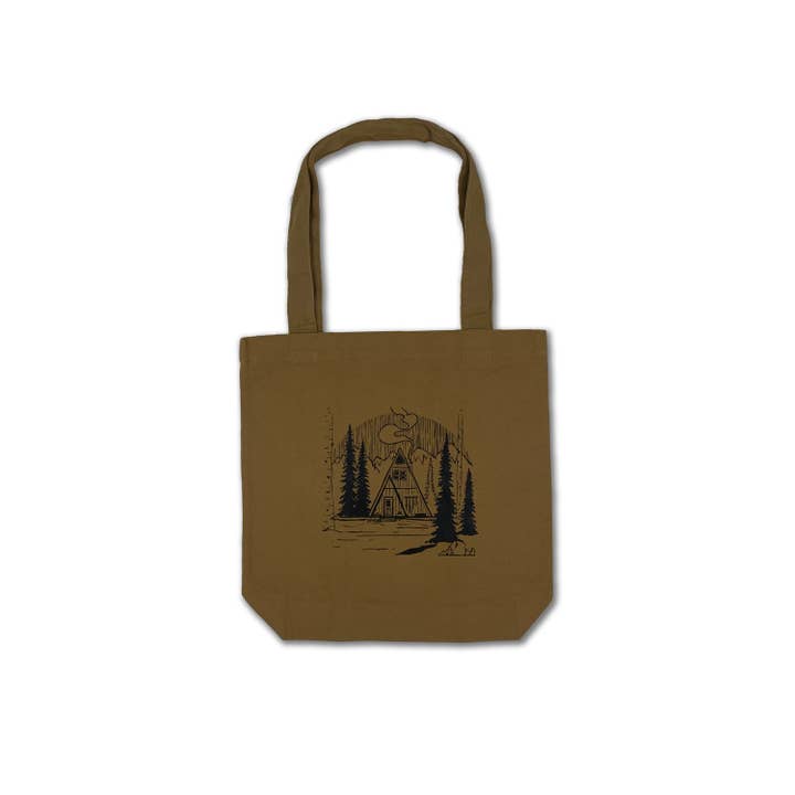 Cozy Cabin Tote Bag for wholesale by Ohana