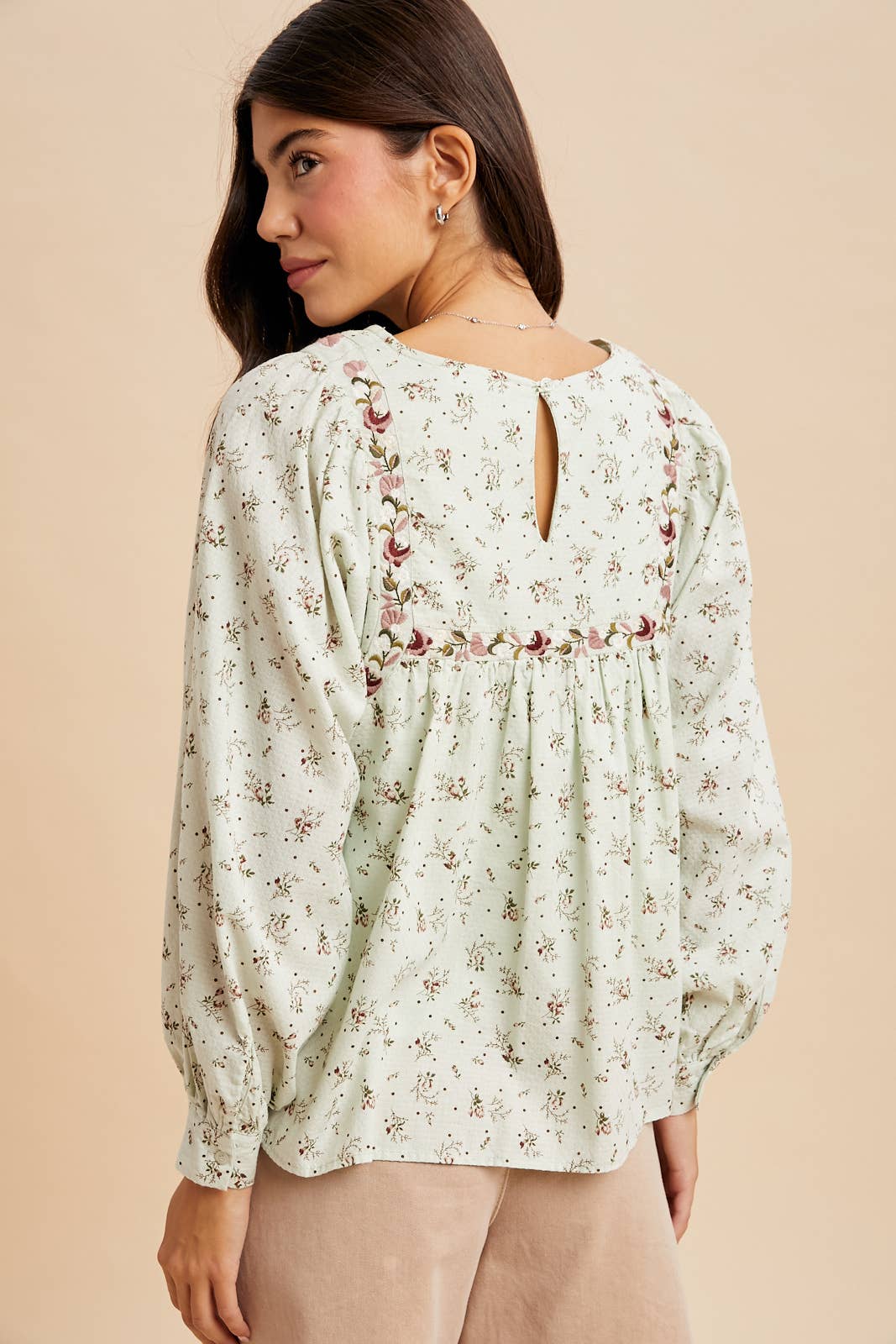 In Loom - Wholesale Blouse - Women's - FLORAL PRINT COTTON BLOUSE6