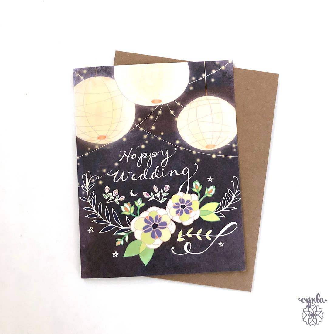 Cynla - Wholesale Wedding Card - Wedding Lanterns Card - wedding greeting cards2