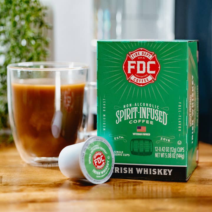 Fire Department Coffee, Inc. - Venta al por mayor Café molido - Cápsulas de café con infusión de whisky irlandés1