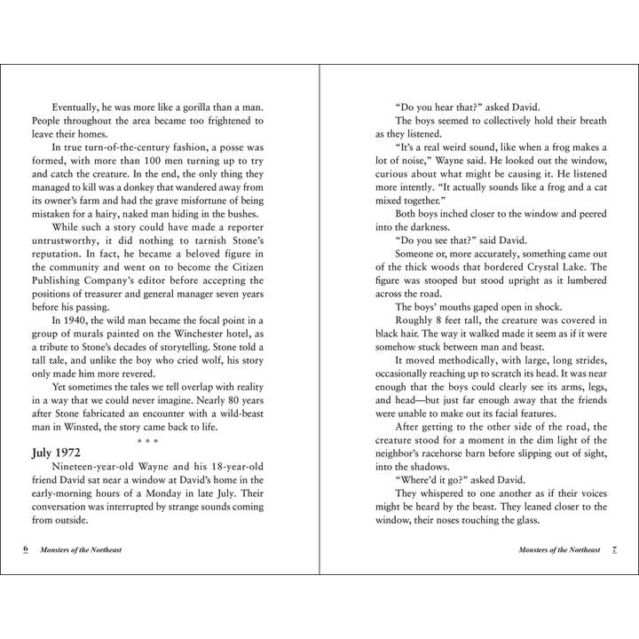 AdventureKEEN - Wholesale Book - Adult - Monsters of the Northeast