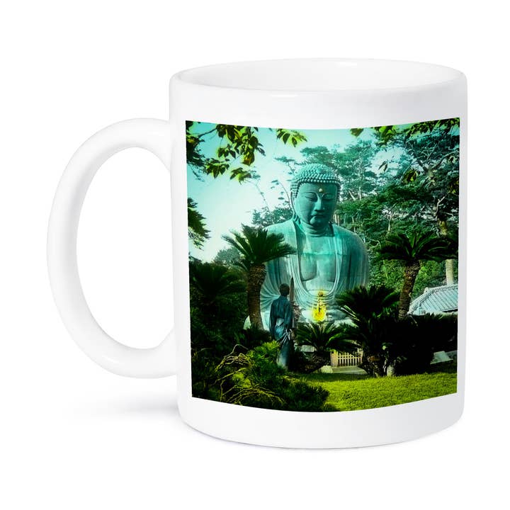 3dRose - Wholesale Coffee Mug - 3dRose, The Great Daibutsu at Kamakura Vintage Hand Colored Japanese Daibutsu, Mug8