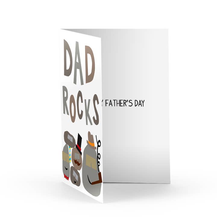 R. Nichols Stationery & Gifts - Wholesale Father's Day Card - Father's Day Rocks Greeting Card