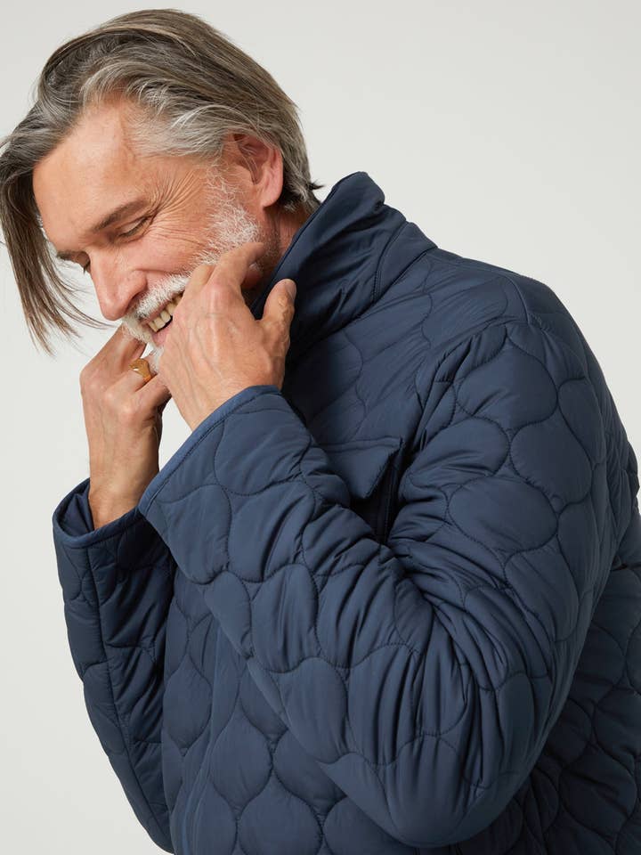 Nomad Marineblauw Jack voor wholesale door ALTONADOCK