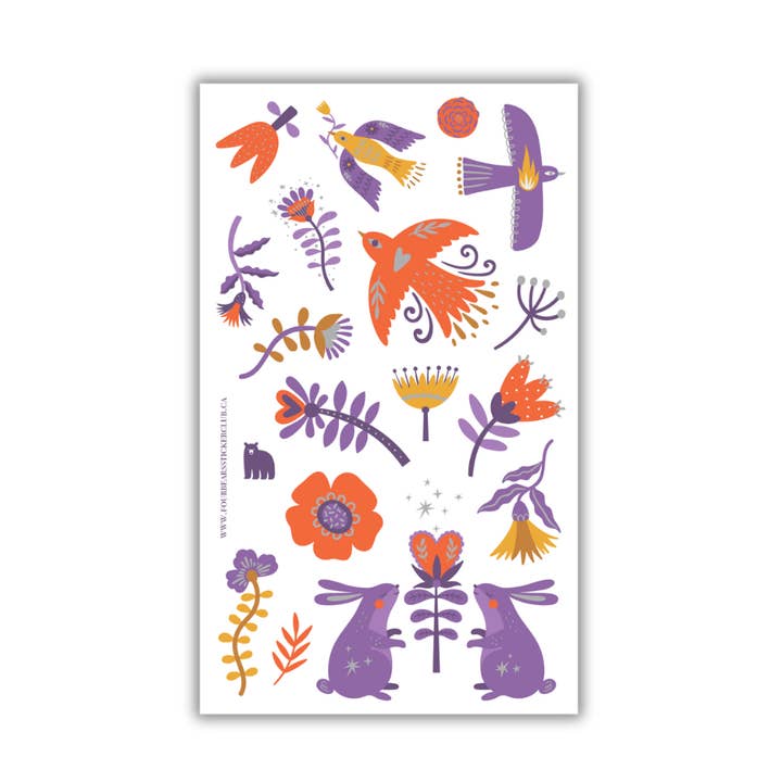 Magic Floral for wholesale by Four Bears Sticker Club