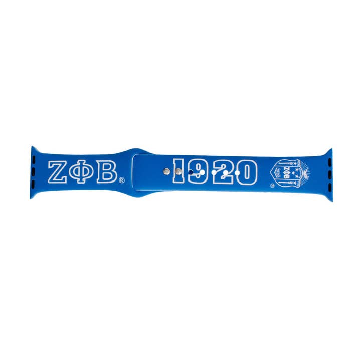 ZPB Sorority Blue White 1920 Watch Band Strap for wholesale on Faire3