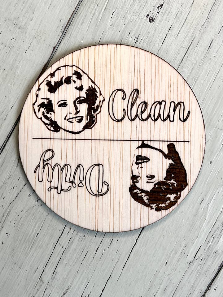 Magnete per lavastoviglie Blanche and Rose per la vendita all'ingrosso da parte di Geaux Magnolia