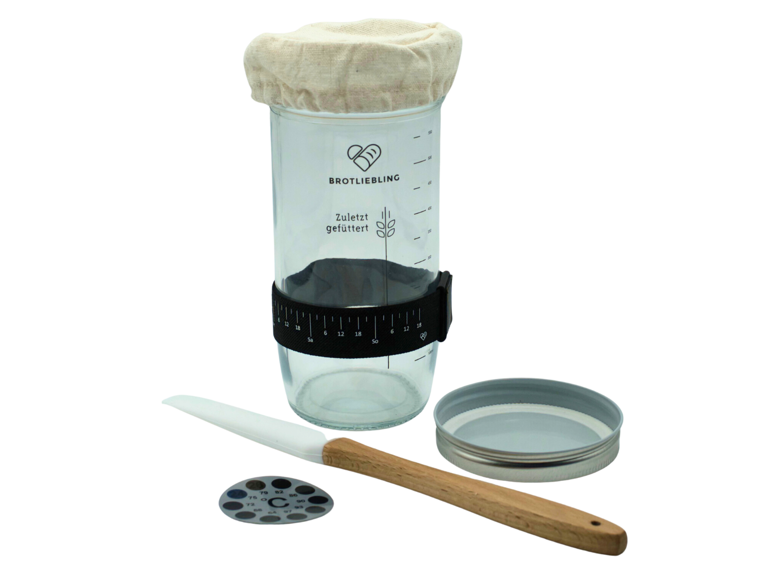 Brotliebling - Wholesale Bread Mix - sourdough starter glass set1