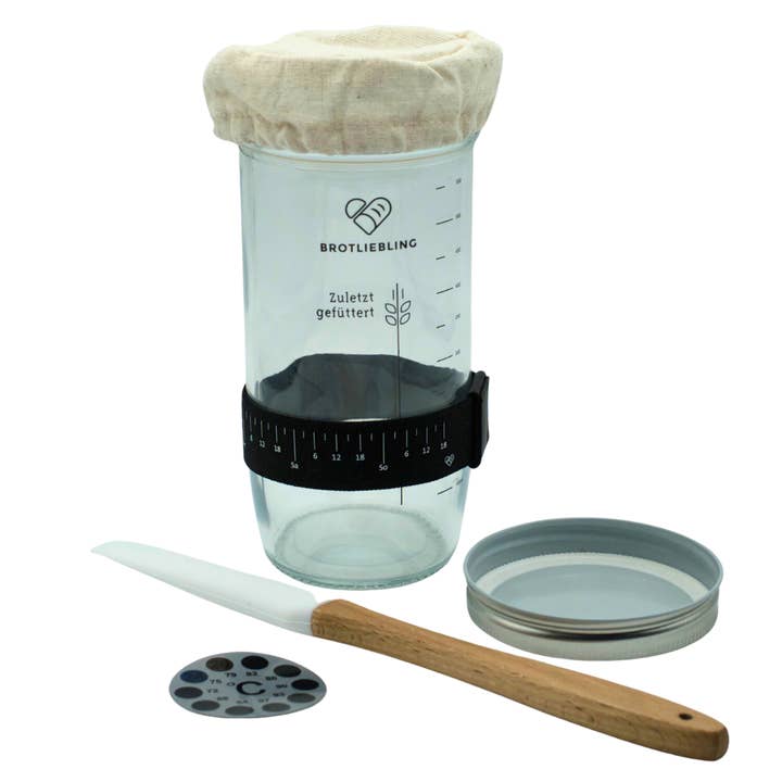 Brotliebling - Wholesale Bread Mix - sourdough starter glass set1