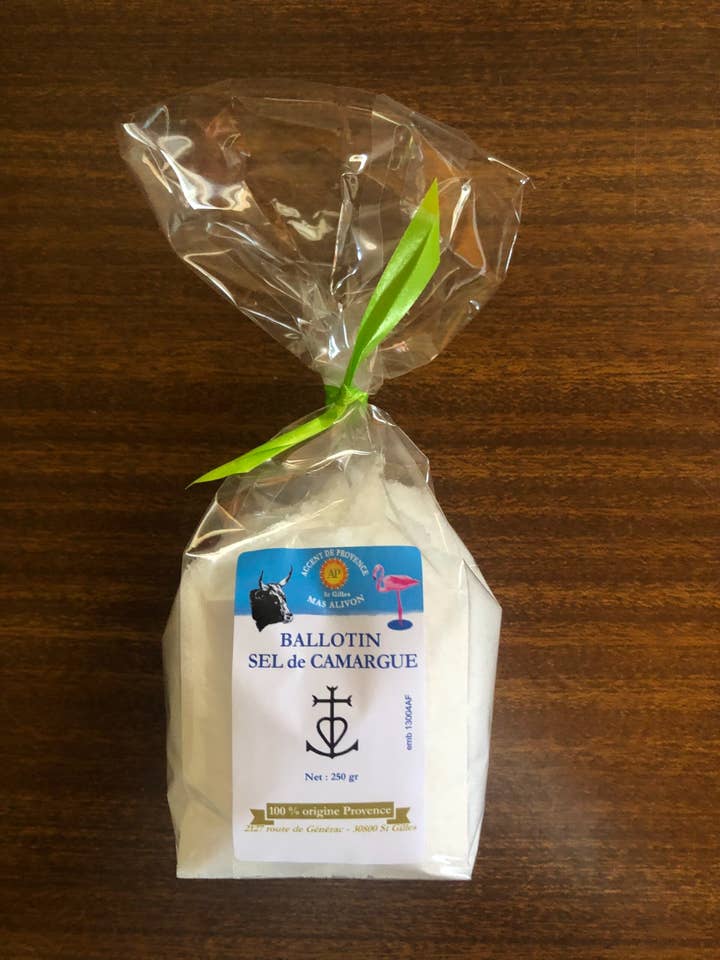 BALLOTIN FIJN CAMARGUE-ZOUT 250 G voor wholesale door ACCENT DE PROVENCE