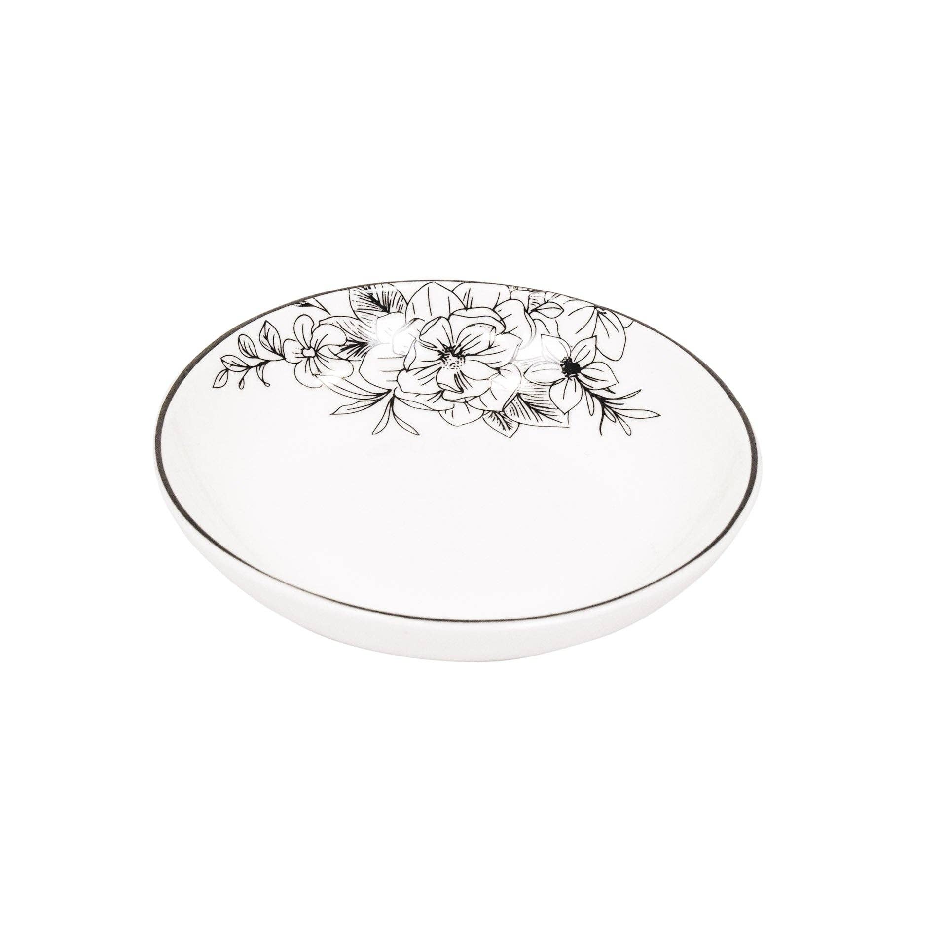 Housevitamin bv - Wholesale Dinner Plate - HV Les Fleurs Snack Plate - 9,5x9,5x2cm1