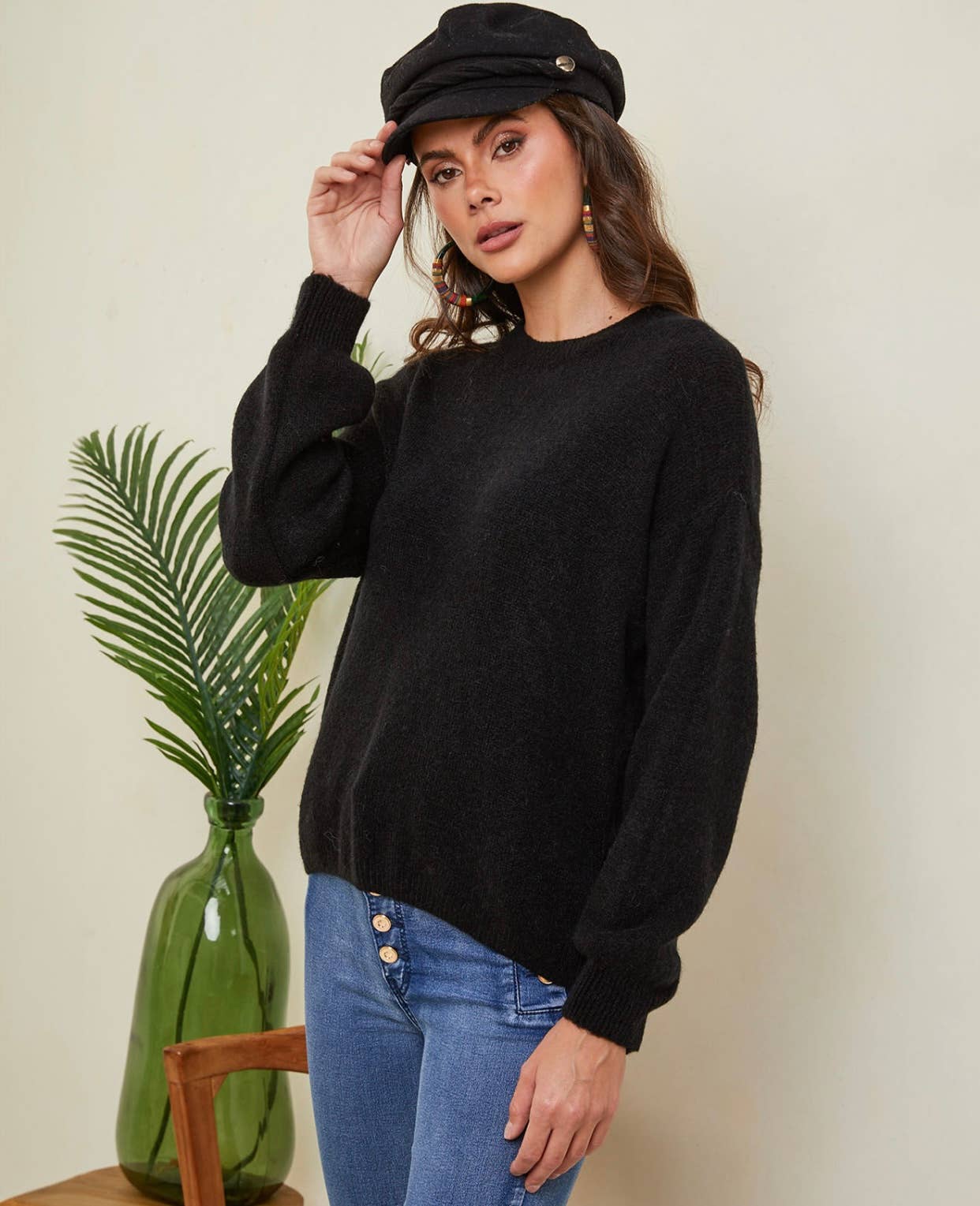 LÉA & LUC - Vente Pull en maille – femme - PULL en ALPACA REF 800443