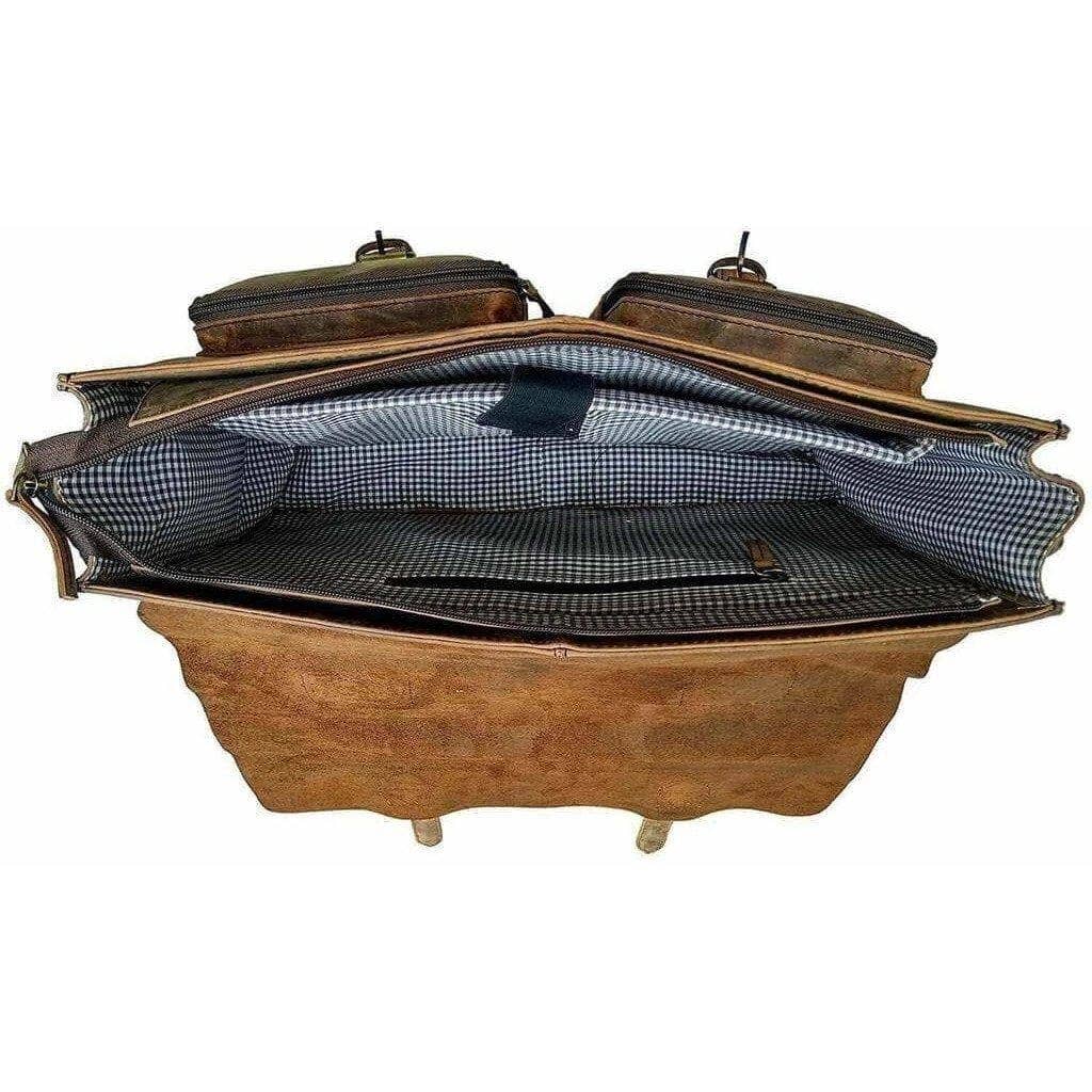 Classy Leather Bags - Wholesale Messenger Bag - Men's - The Buffalo Hunter2