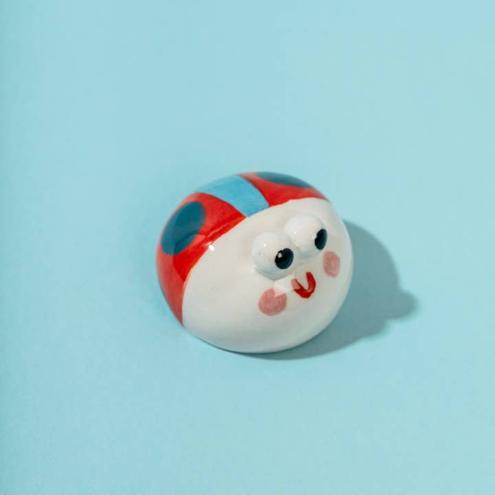 Mari, the Ladybug / Ceramic Piece for wholesale by Ana Seixas