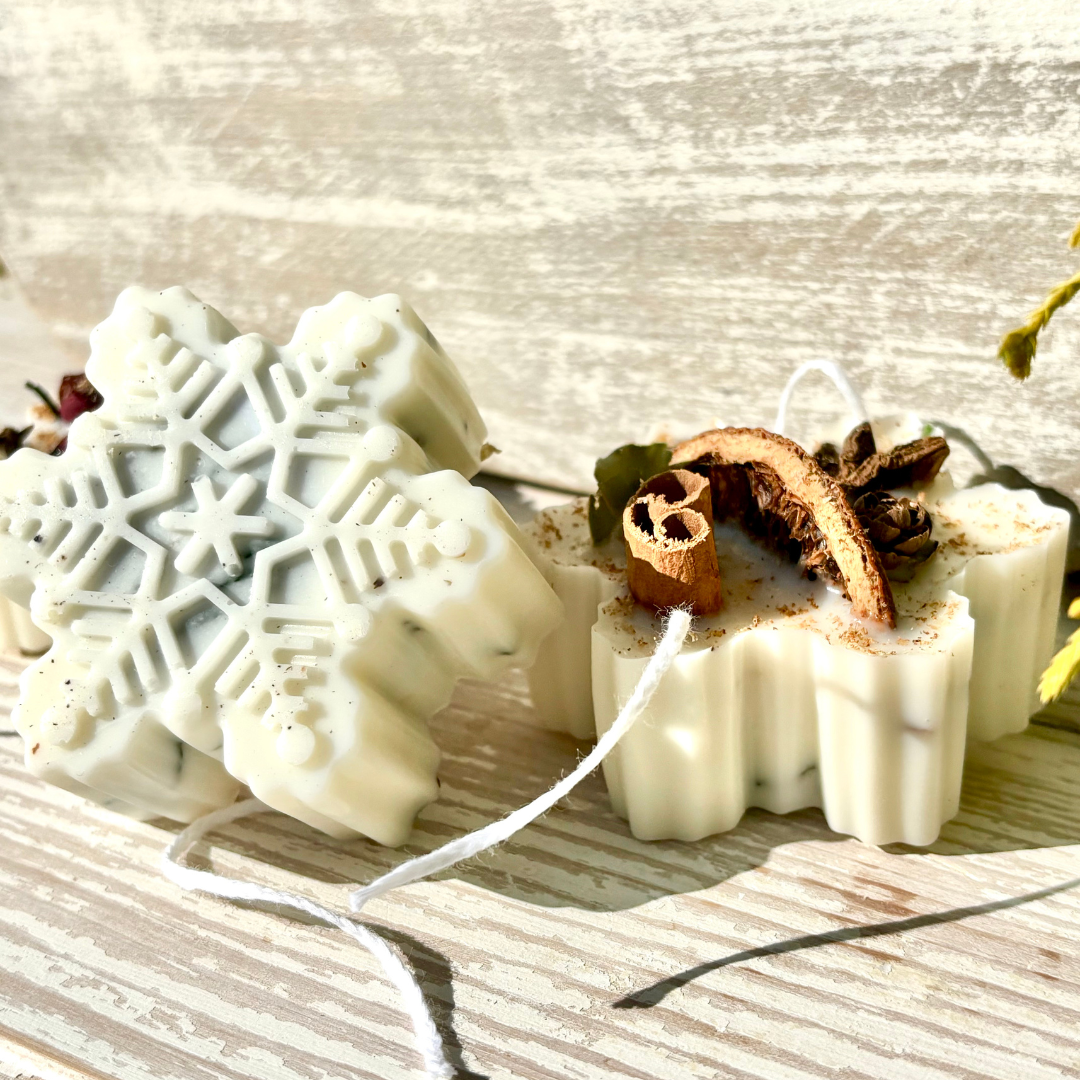 Mana Market Co. - Wholesale Lighter - Snowflake Fire Starter Scented Sachet & Wax Melt1