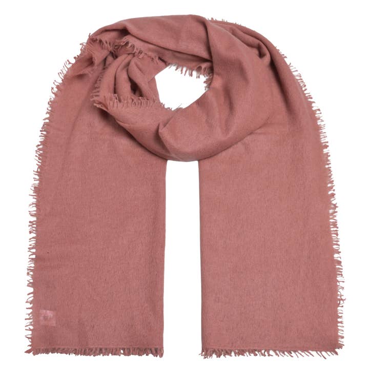 Feli-CS cashmere scarf in rosewood for wholesale by cute stuff GmbH